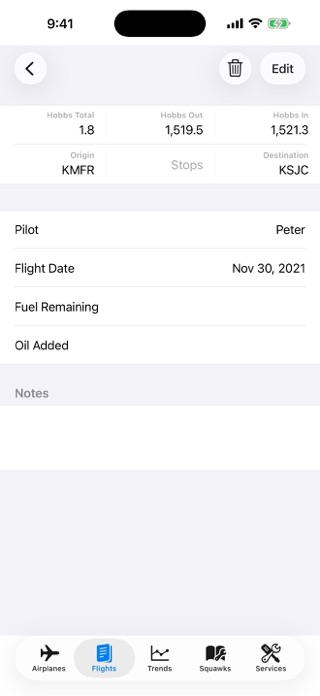 aeroLogbook Screenshot 3 of 6