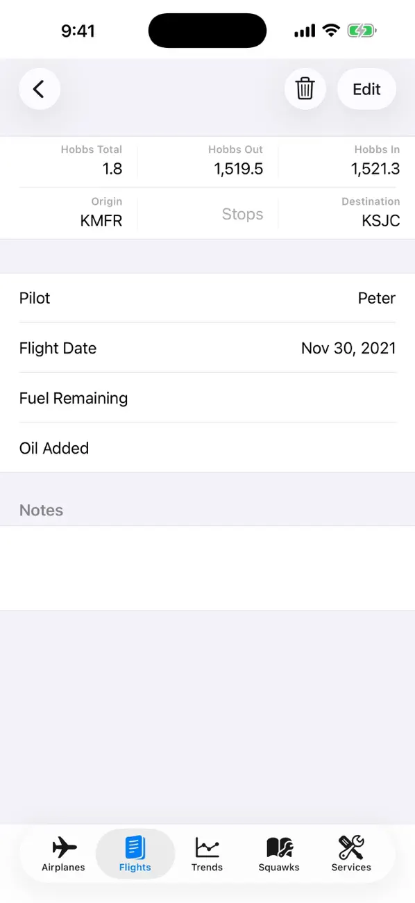 Screenshot #3 pour aeroLogbook