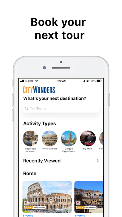 City Wonders iPhone screenshot 5 - Travel app