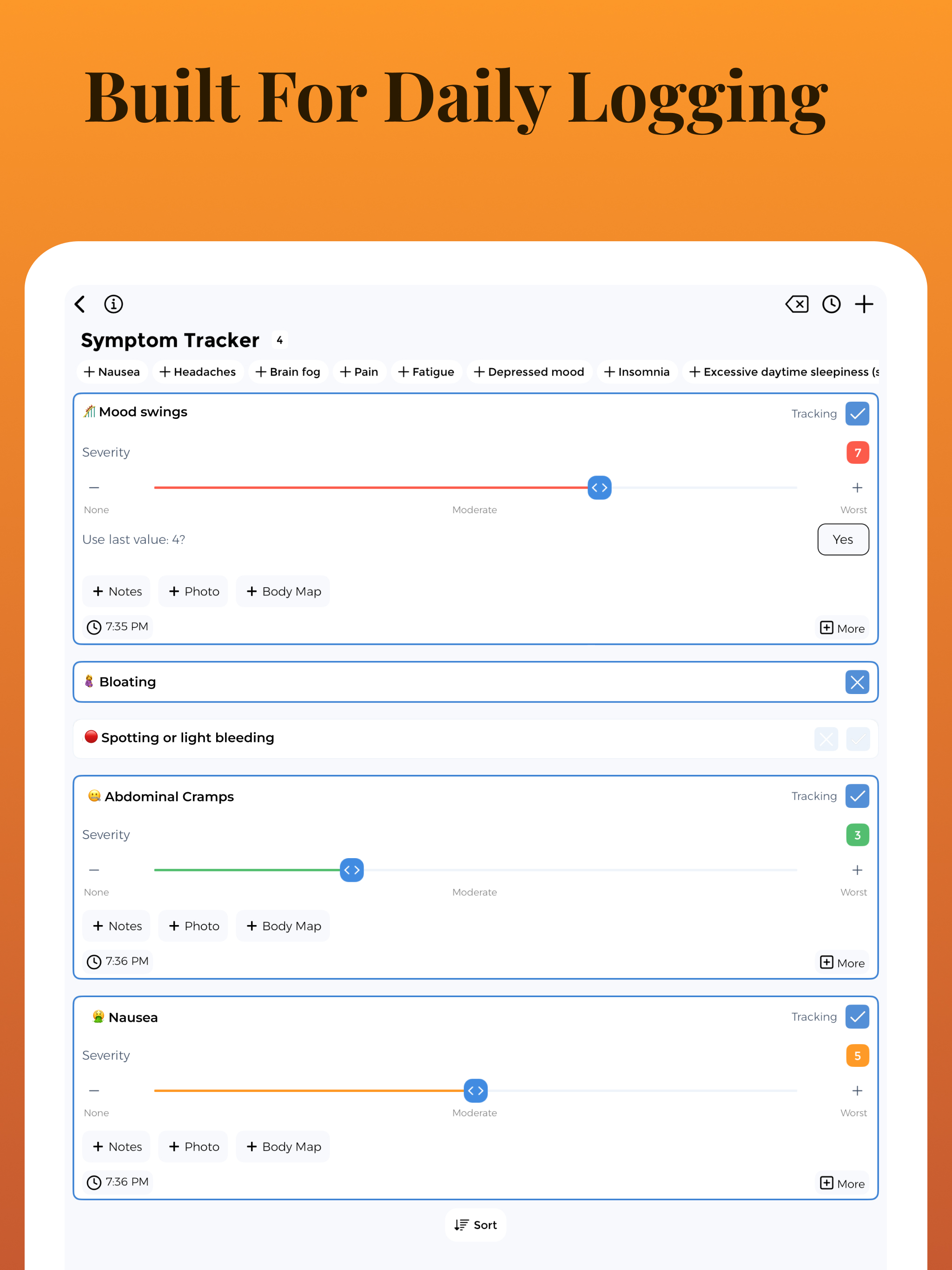 Symptom Tracker+ screenshot 13