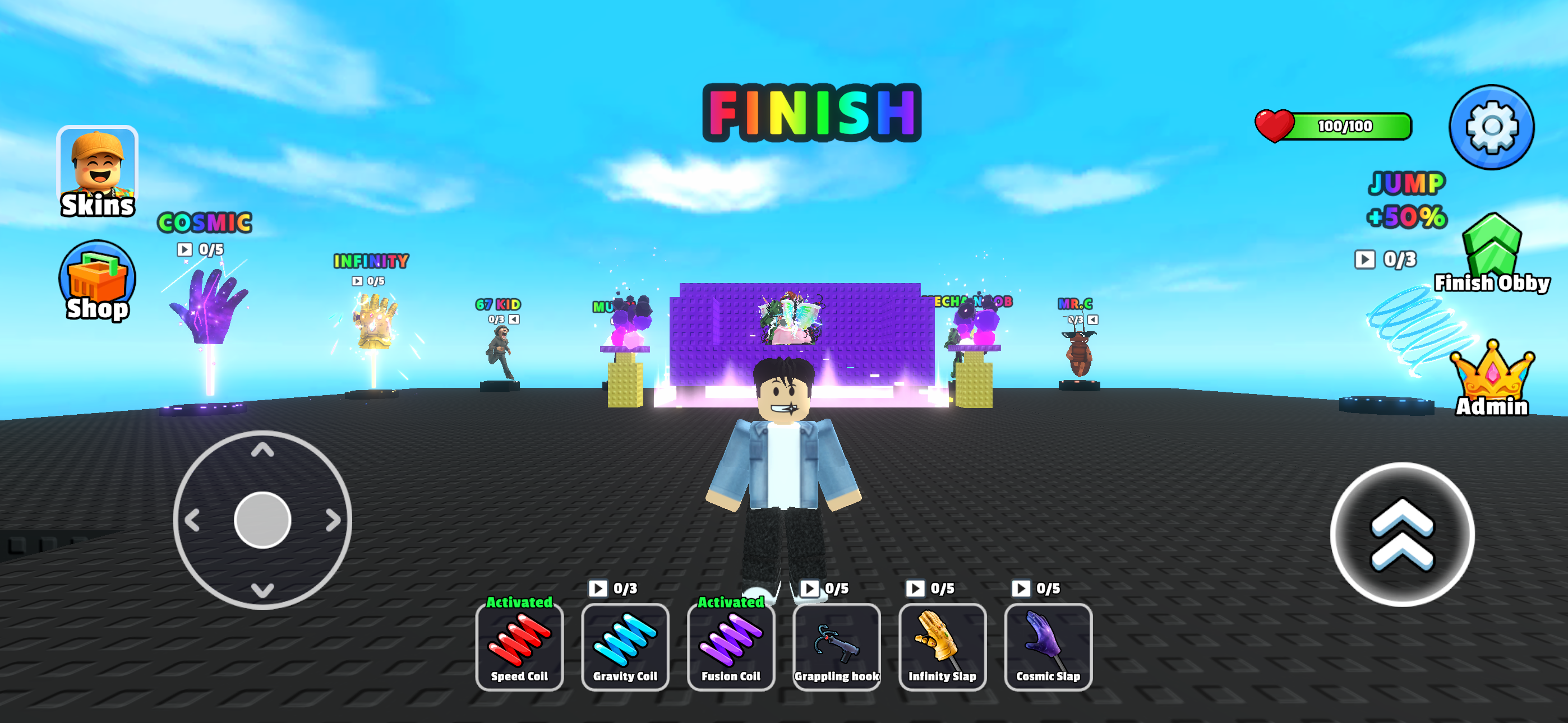 Obby Brainrot World screenshot 5