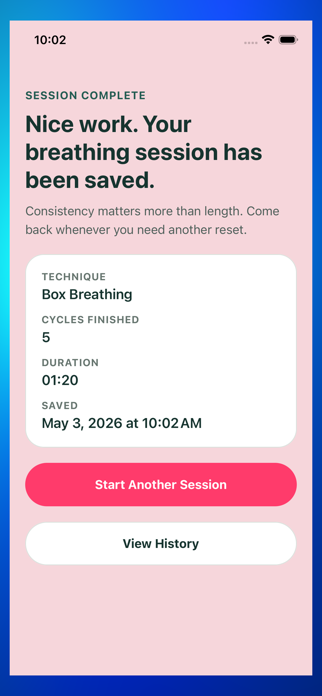 Human Reset: Breathing Journal Screenshot 4 of 5