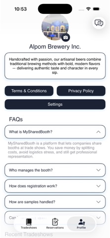 MySharedBooth screenshot