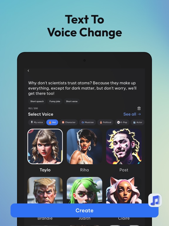 Screenshot #6 pour AI Voice Changer & Song Cover