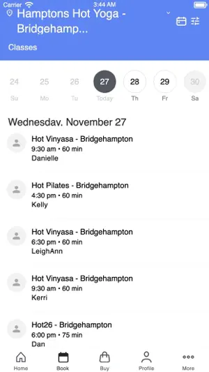 Hamptons Hot Yoga screenshot 2