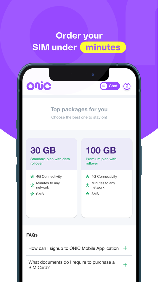 #3. Onic (iOS) 由: Pak Telecom Mobile Limited