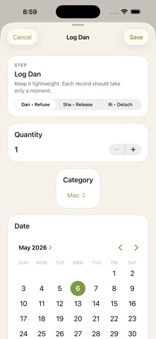Danshari Tracker のスクリーンショット