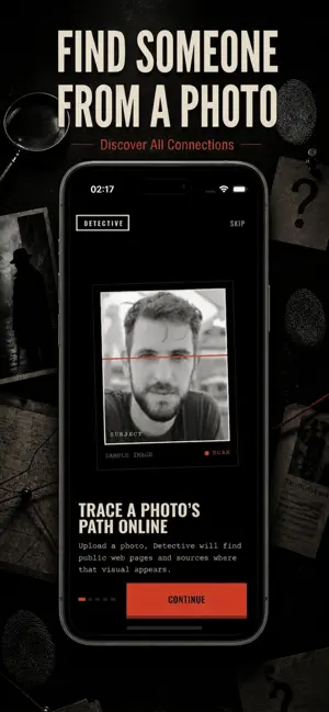 Det Sherlock Ai: Face Search iPhone screenshot 2