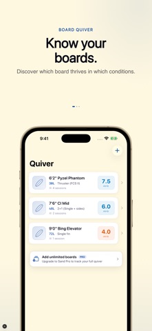 Surf Log Quiver Tracker - Sand Screenshot 3 of 5