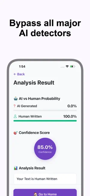Gptzero humanize ai screenshot 1
