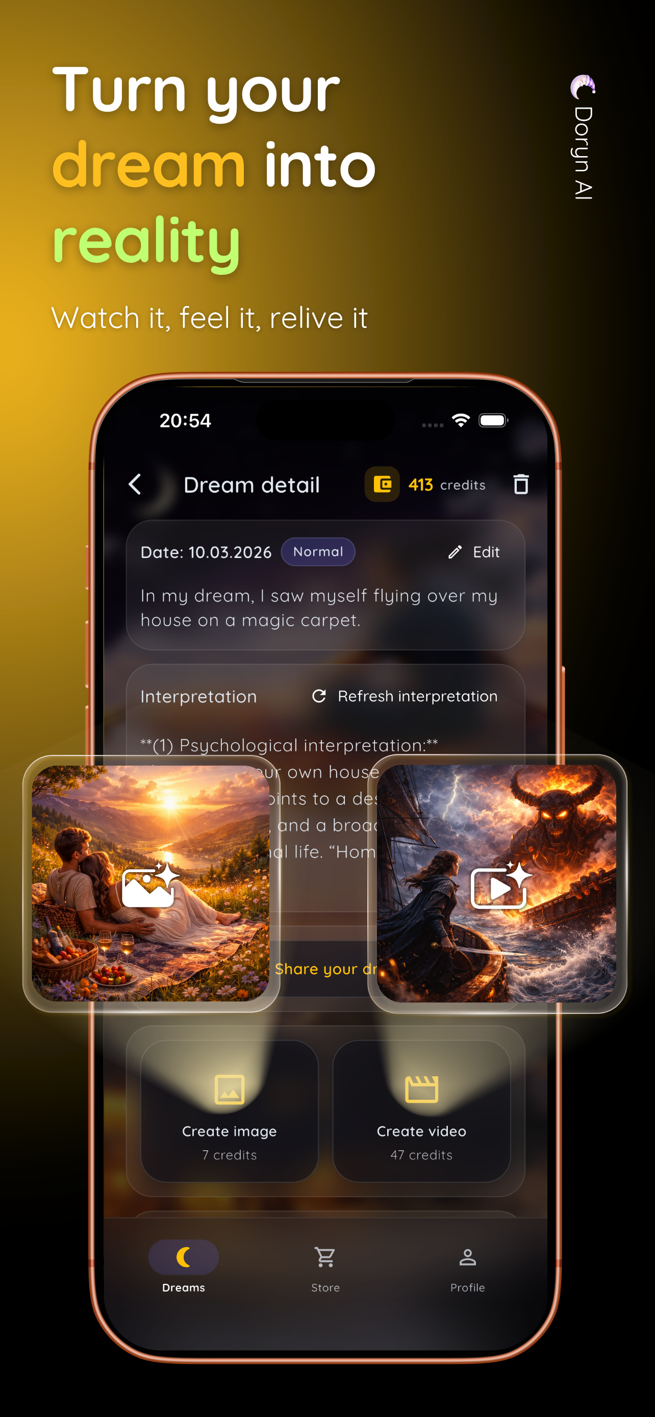Doryn AI: Dream Interpreter screenshot 3