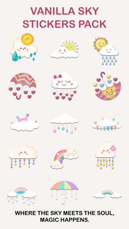 Vanilla Sky Stickers Pack