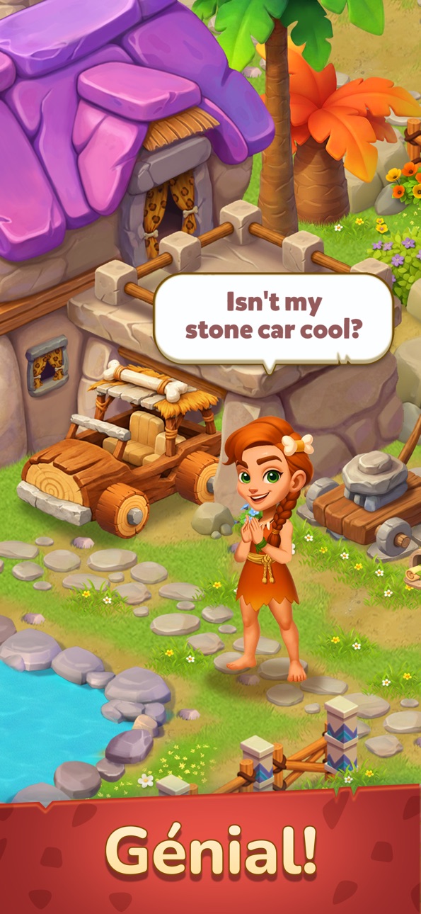 Merge Age: Stone Haven iOS Mod IPA screenshot 3 - iOS game interface
