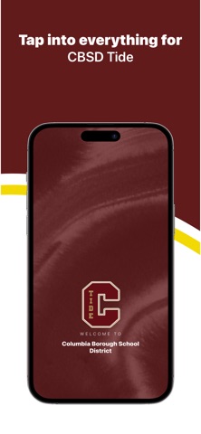 Columbia Borough Schools app screenshot