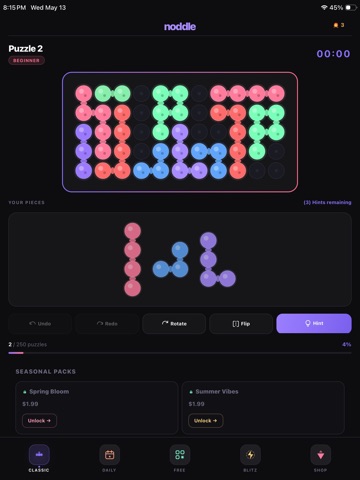 Noddle iPad screenshot
