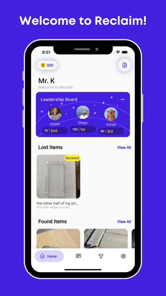 #1. Reclaim Campus (iOS) 由: Kumlachew Hirgeto