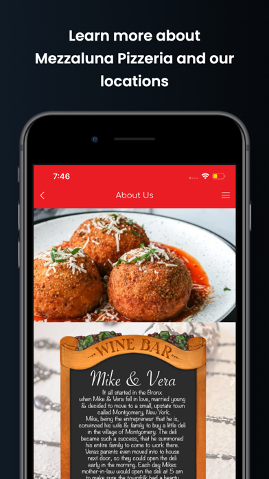 Mezzaluna Pizzeria Screenshot 4 - AppWisp.com Mezzaluna Pizzeria Screenshot 4 - AppWisp.com