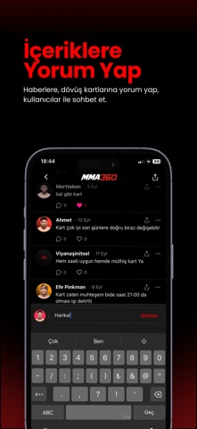 MMA360: Dövüş Haberleri iPhone screenshot 6