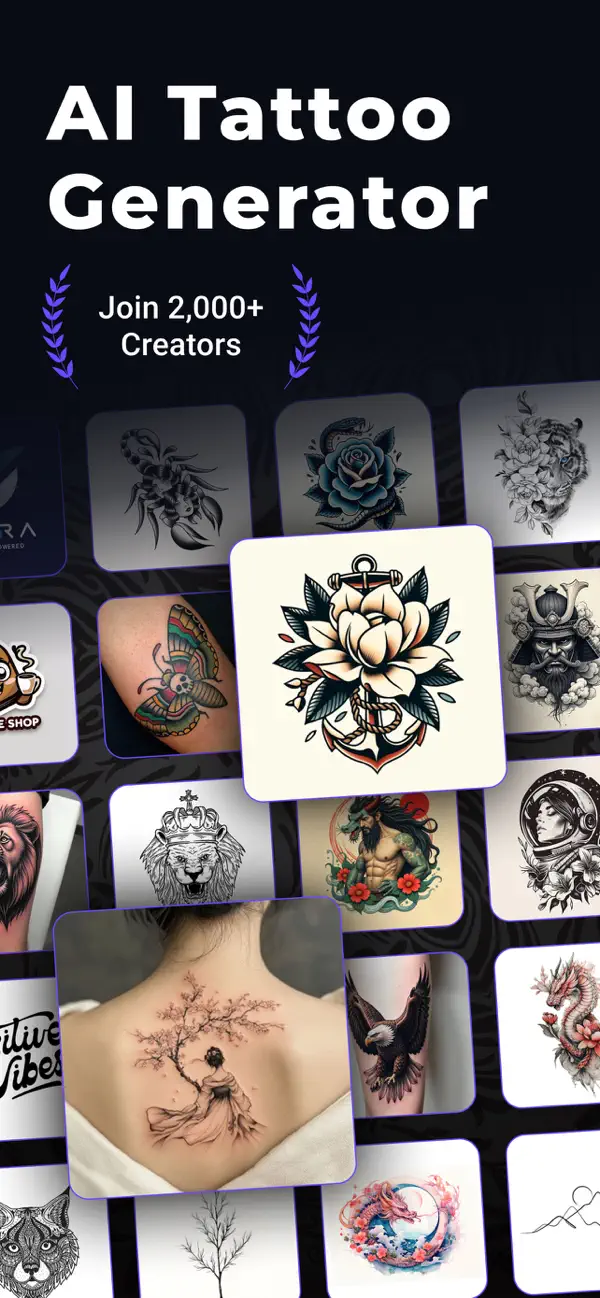 Screenshot #1 pour IA tatouage générateur app