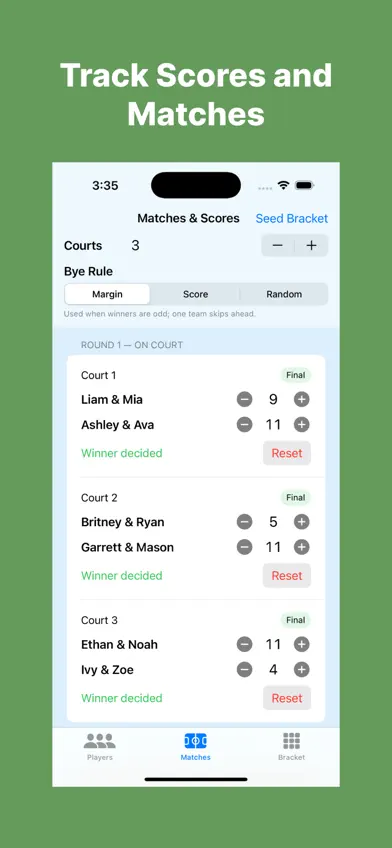 Pickleball Match Organizer screenshot 2