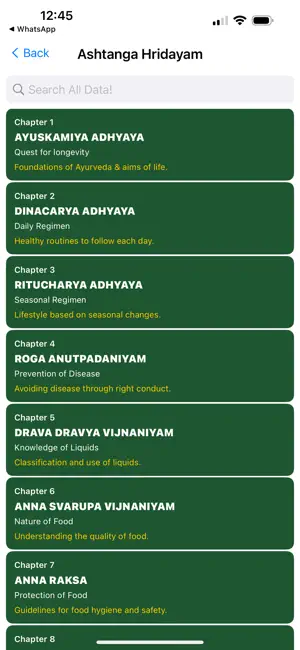 Ashtanga Hridayam screenshot 2