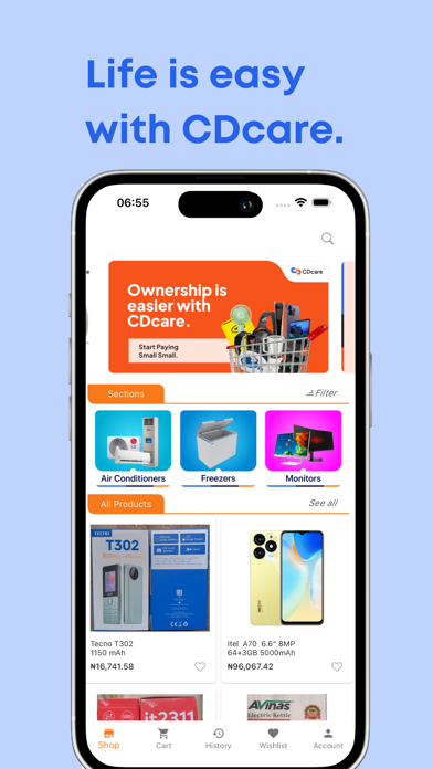 CDcare Pay Small Small App iPhone screenshot 7 - Shopping app