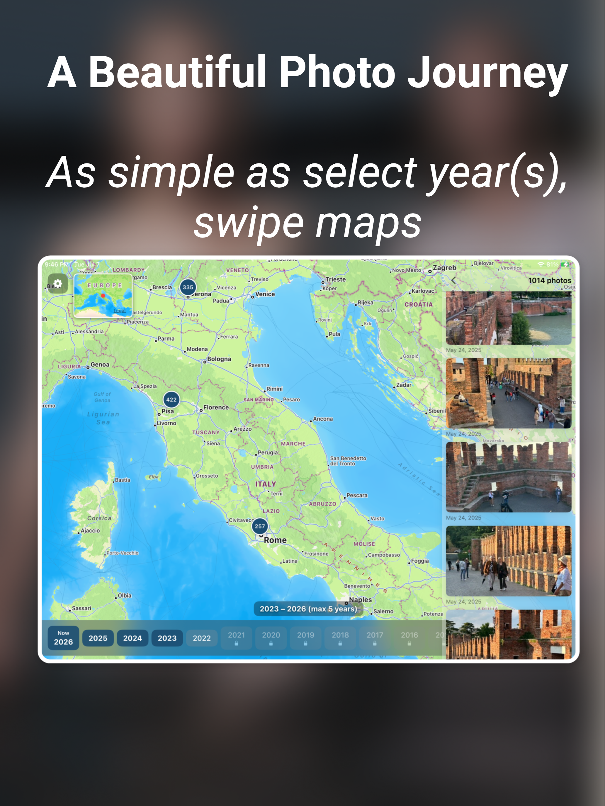 Pictour: Photo Map & Timeline screenshot 7