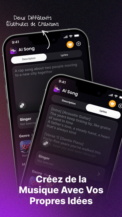 Screenshot #3 pour AI Song & Music Composer