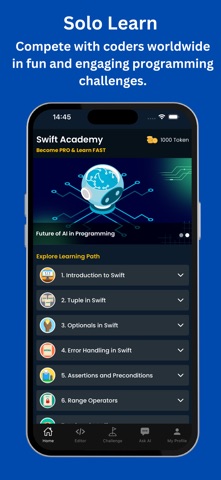 Learn Swift: Build iOS Apps Screenshot 1 of 8