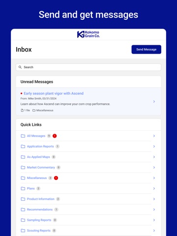 Kokomo Grain Connect iPad screenshot