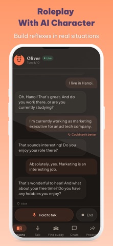 4Buddy: Learn languages iPhone screenshot