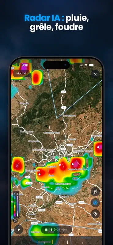 WeatherX : Radar Météo IA screenshot 1 of 9