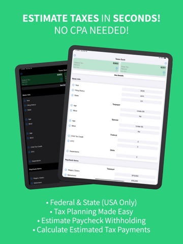 Taxes Suck: USA Federal State ipad screenshot 1
