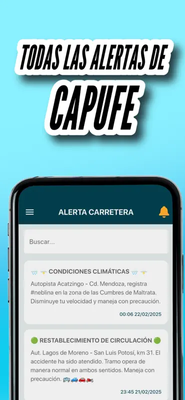 Alerta Carretera México screenshot 2 of 4