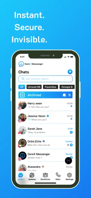 CoreX Messenger screenshot 2