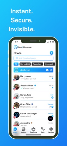 CoreX Messenger screenshot