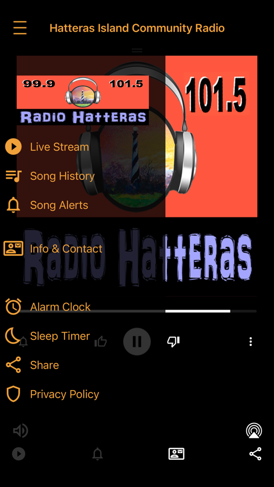 #2. Radio Hatteras Player (iOS) 由: Radio Hatteras, Inc