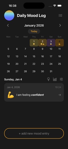 Daily Mood Log Screenshot 4 of 8