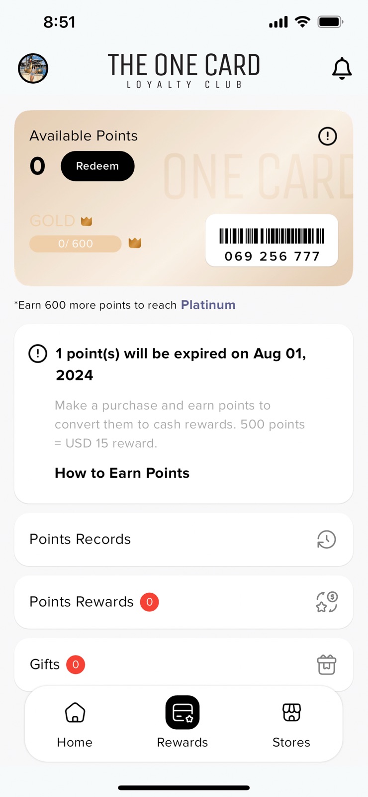 The One Card Loyalty Club iphone screenshot 4