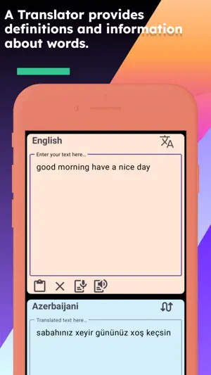English Azerbaijani Translate screenshot 3