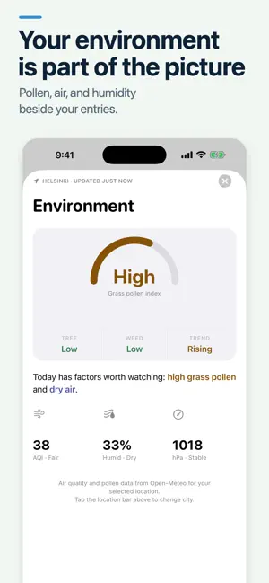 Runny day: Allergy Tracker screenshot 4