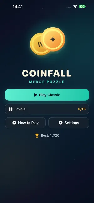 Coinfall: Merge Puzzle screenshot 1