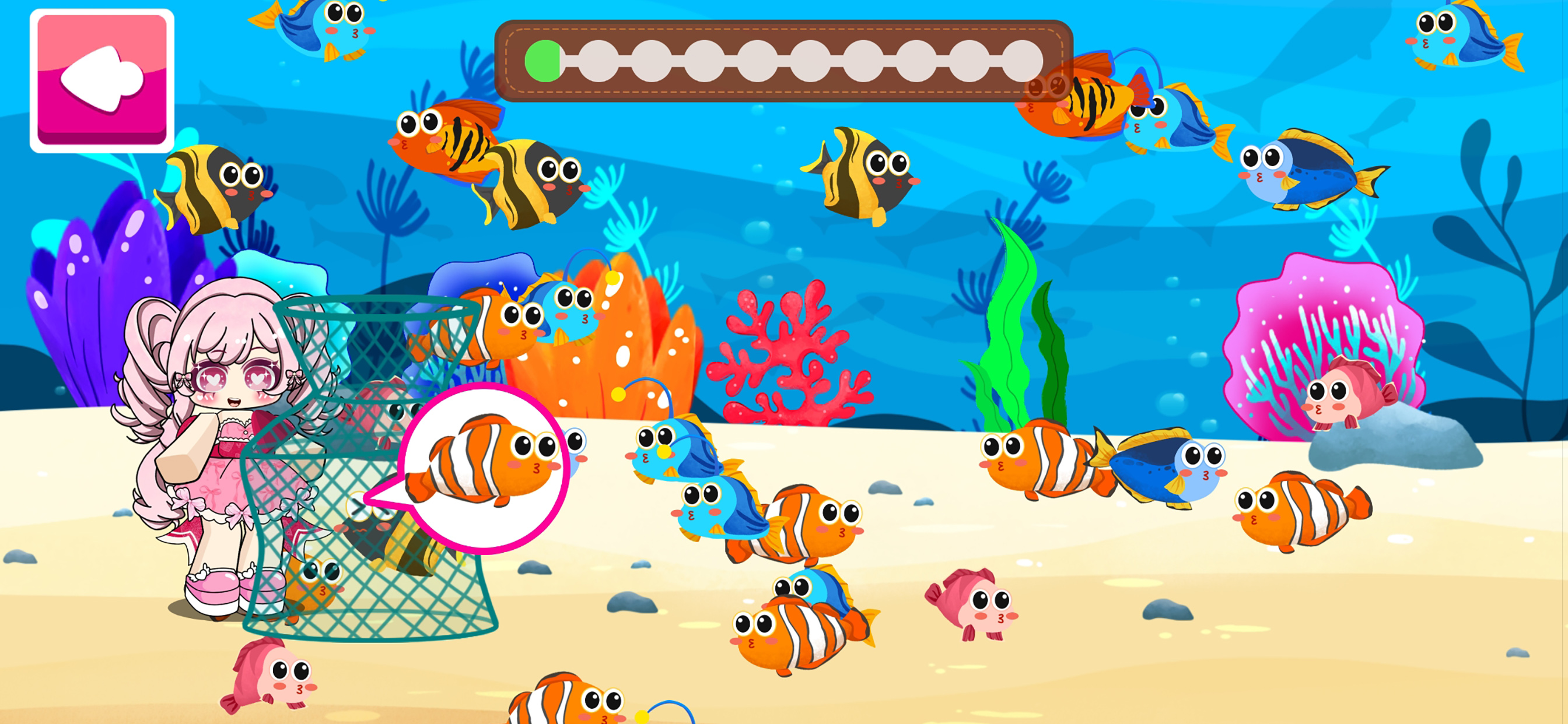 Baby Fish Fishing Game screenshot 3