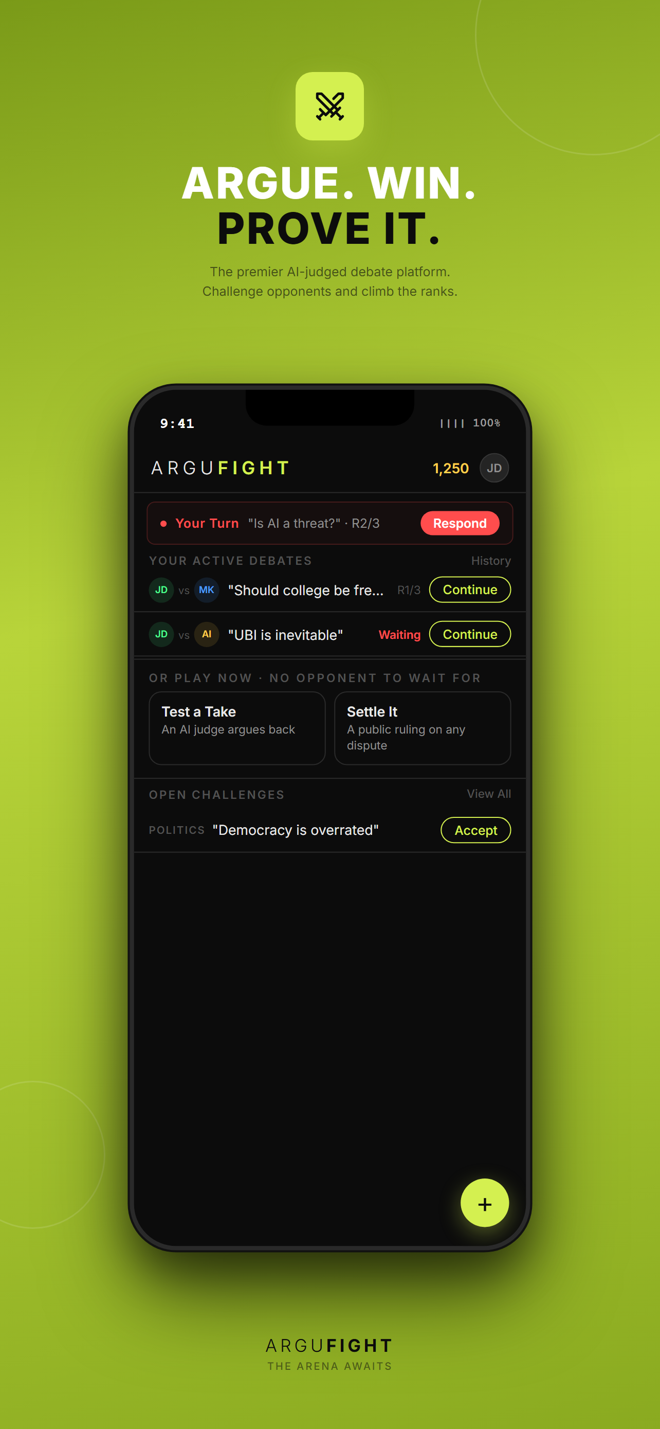 ArguFight: AI Debate Judge screenshot 2