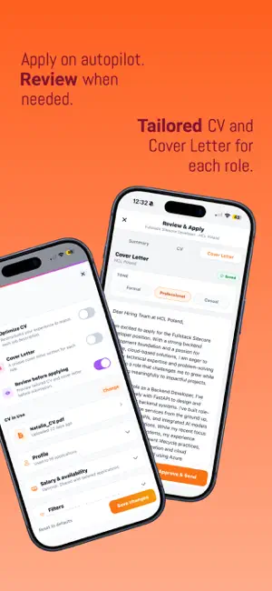 Apply4Me: AI Job Search & CV iPhone screenshot 3