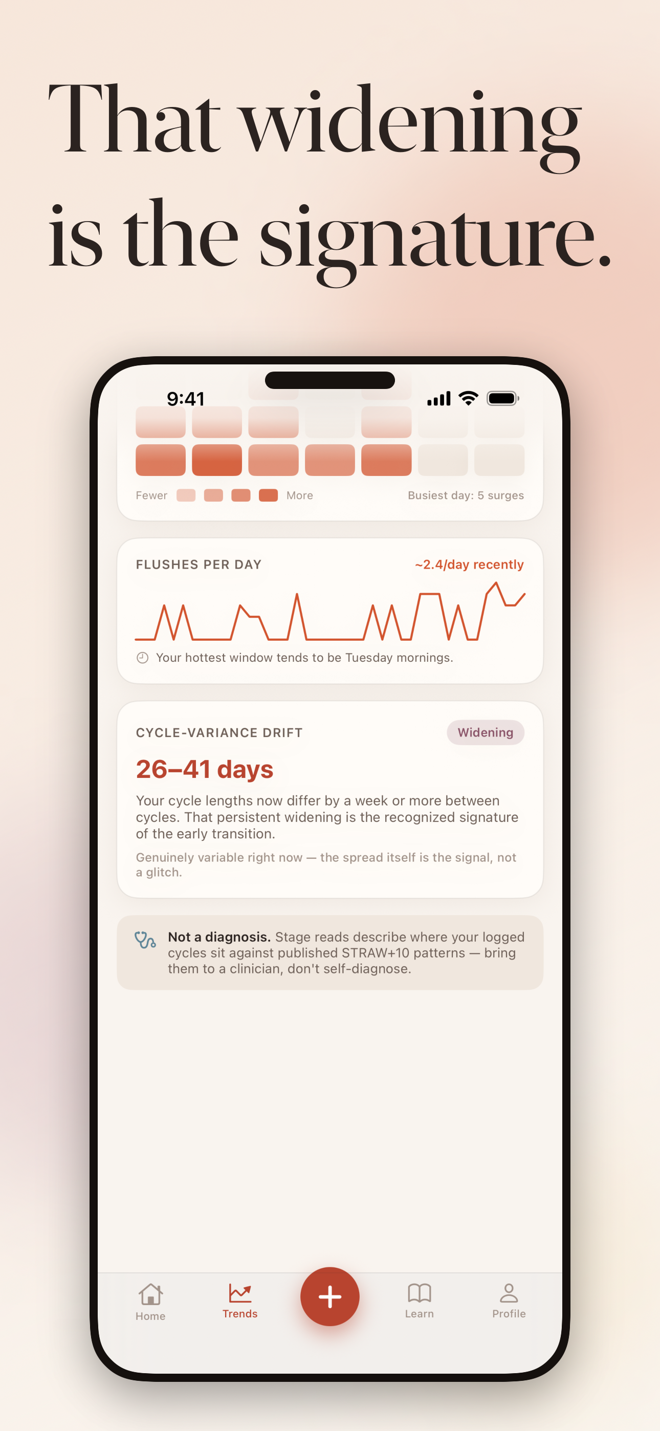 Vela: Perimenopause Tracker screenshot 4