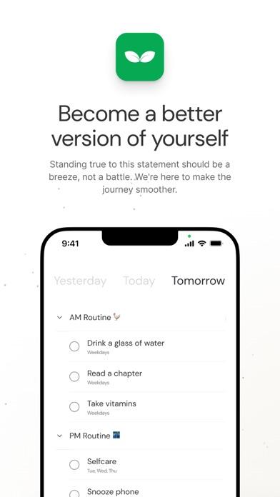 Screenshot #1 pour Becoming: Habit Tracker