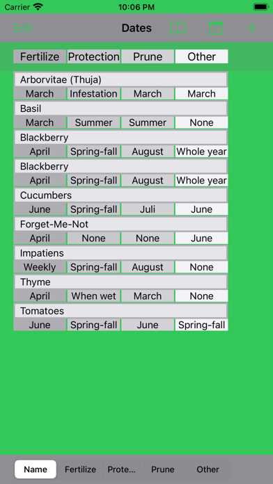 Mein Garten Tagebuch Screenshot