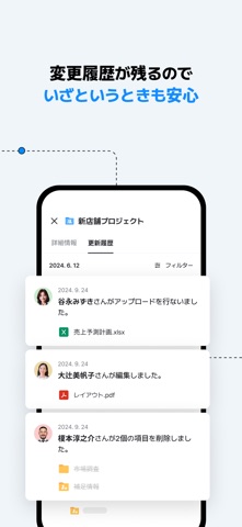 LINE WORKS Drive のスクリーンショット