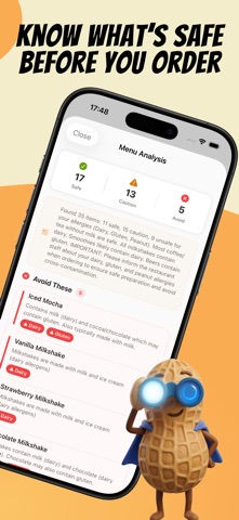 BiteSafe: Food Allergy AI iPhone screenshot
